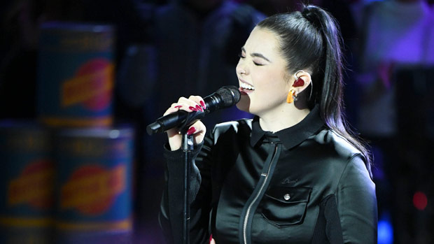Lauren Spencer Smith performing live on stage